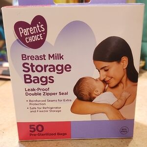 Parent's Choice Breast Milk Storage Bags 50 - 6oz Bags